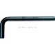 Г-образный ключ 1,5 мм, метрический, WERA 950 BM BlackLaser 027201 (10 штук)
